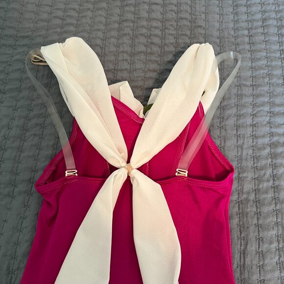 Curtain Call Child Large Style #E7527 Fuschia and White Dance Costume - Picture 7 of 9